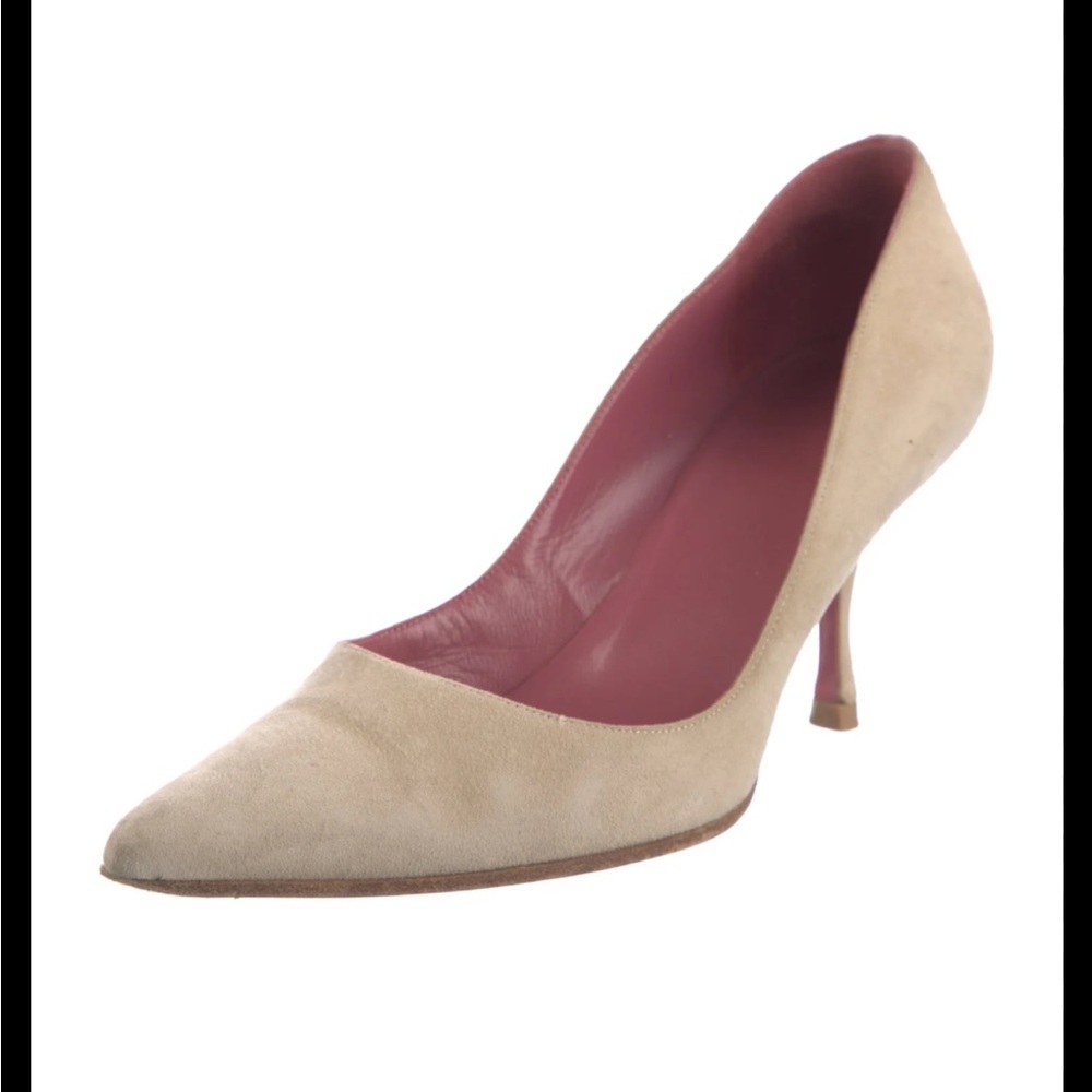Y2K Gucci suede pointed heels